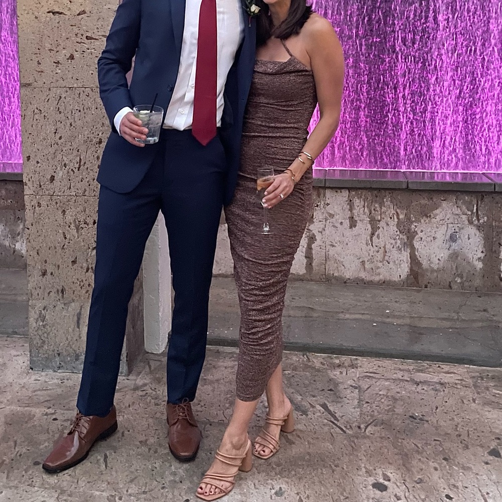 Showpo Ruched Midi Dress